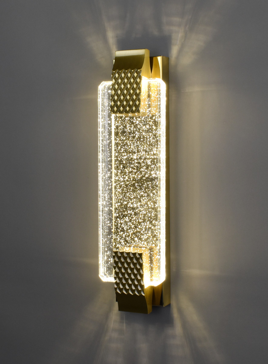 Бра LED 28391 Латунь 6х10х39 см. Бра LED 28391 Латунь 6х10х39 см.