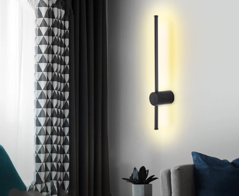 Бра LED 26256 Черный 11х6х62 см. Бра LED 26256 Черный 11х6х62 см.