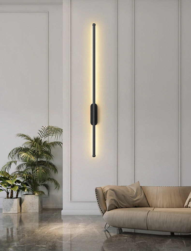 Бра LED 27965 Черный 6х6х121 см.