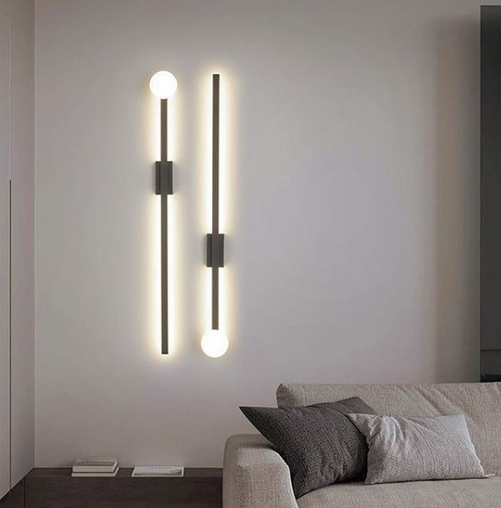 Бра LED 26636 Черный 8х60х60 см. Бра LED 26636 Черный 8х60х60 см.