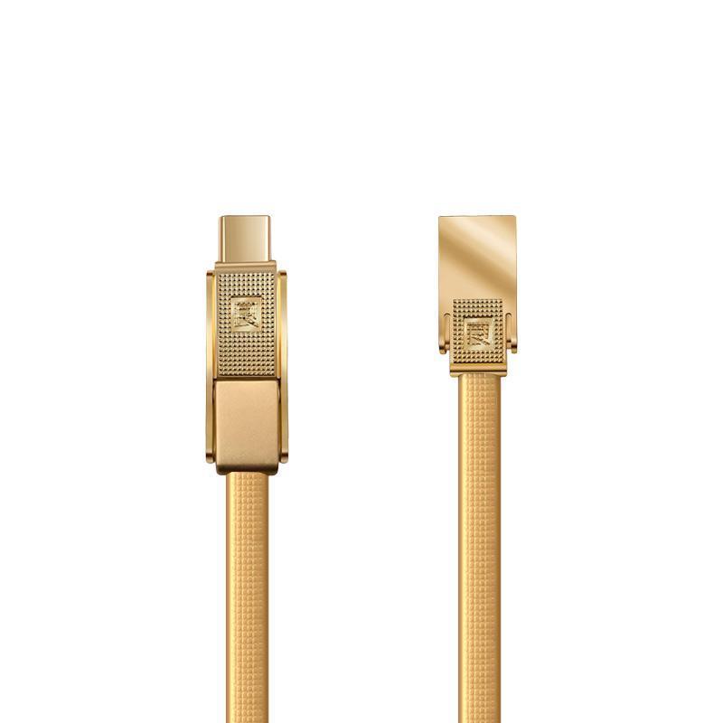 Кабель Lightning-microUSB-Type-C-USB 1 м Gplex Remax RC-070th-Gold Кабель Lightning-microUSB-Type-C-USB 1 м Gplex Remax RC-070th-Gold