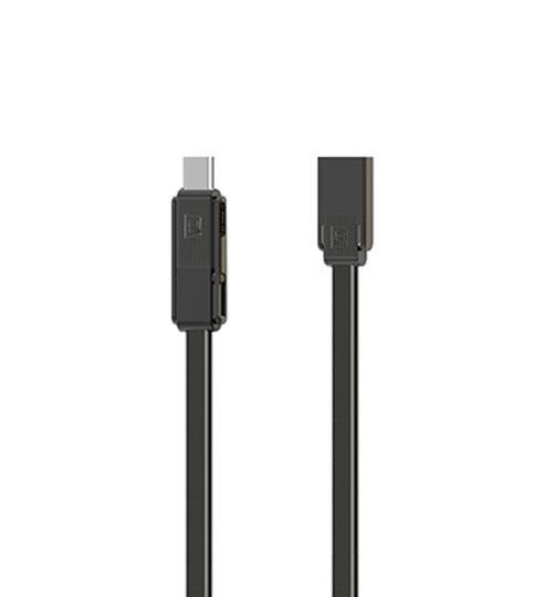 Combo 3-in-1 кабель Lightning/microUSB/Type-C USB, 1м tarnish Gplex RC-070th Remax 370101 Combo 3-in-1 кабель Lightning/microUSB/Type-C USB, 1м tarnish Gplex RC-070th Remax 370101