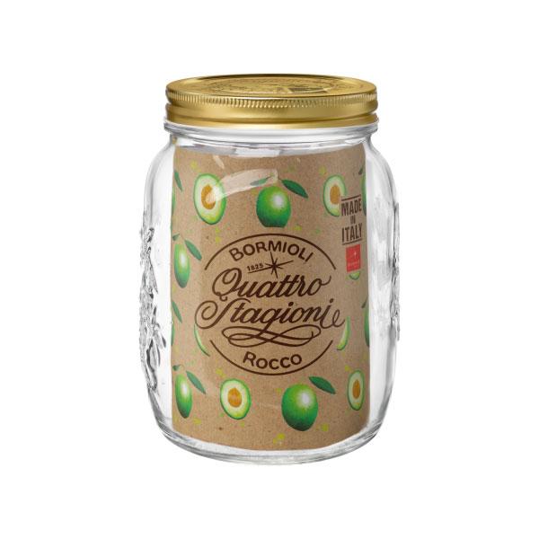 Банка стеклянная с крышкой Bormioli Rocco Quattro Stagioni 357764-MDD-121990 2 л Банка стеклянная с крышкой Bormioli Rocco Quattro Stagioni 357764-MDD-121990 2 л