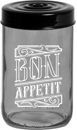 Банка для хранения Herevin Transparent Grey 172441-146-6816191 660 мл