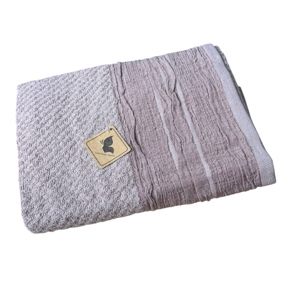 Полотенце банное махровое L&M Home Textiles 20442 70х140 см бежевое