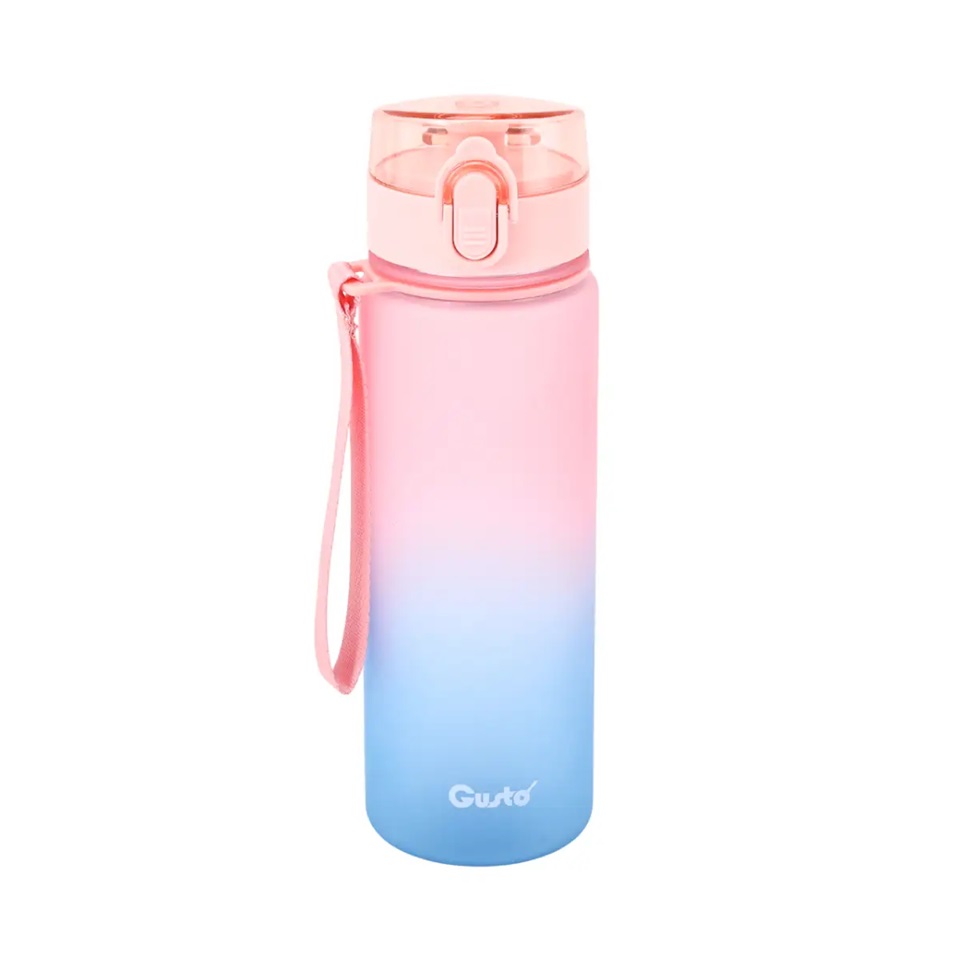 Бутылка для воды Gusto STEP GT-699008-450 450 мл розовая