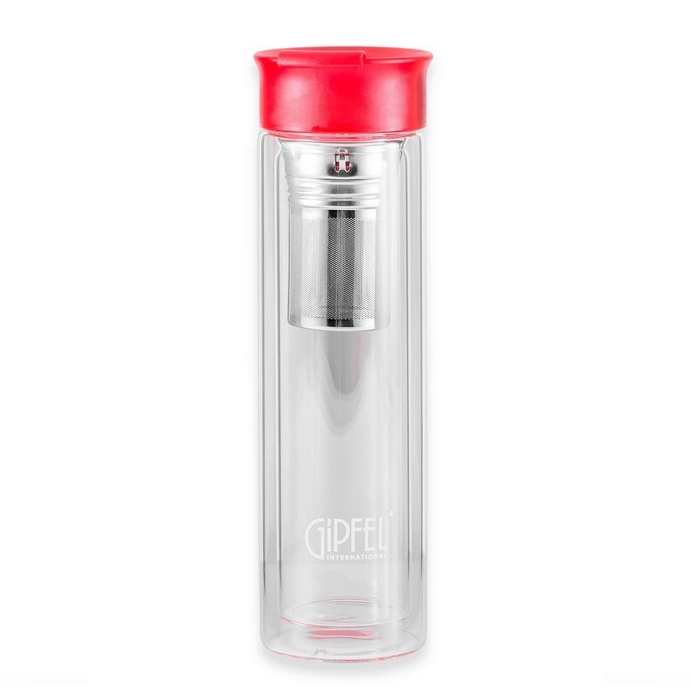 Бутылка для воды Gipfel Martino GP-8344 350 мл красная
