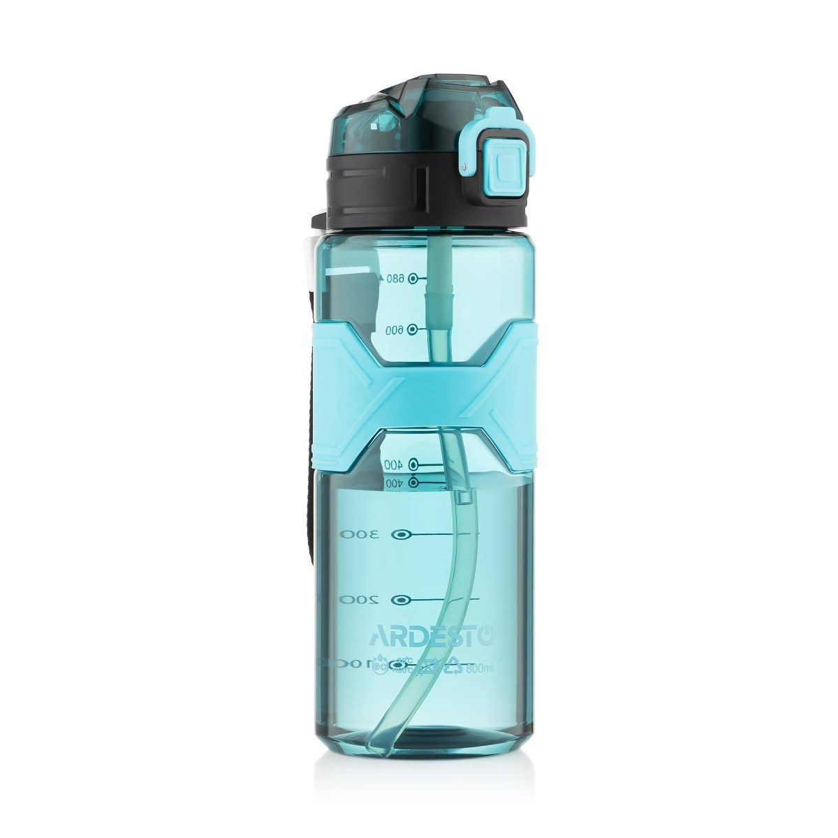Бутылка для воды Ardesto Fitness AR2280EB 800 мл голубая