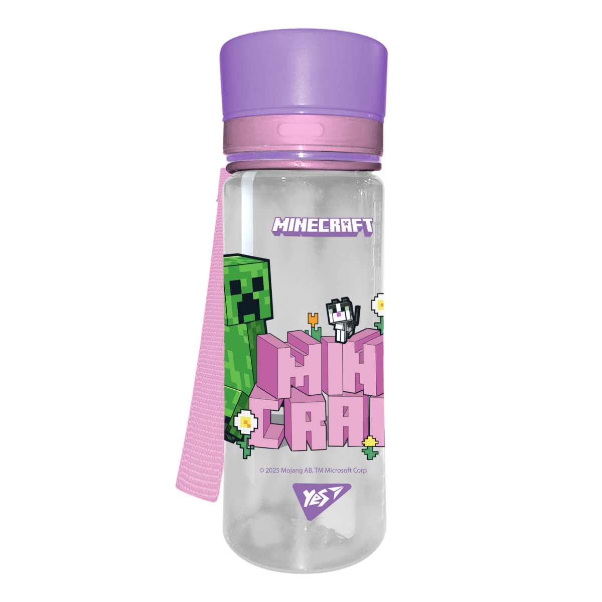 Бутылка для воды YES Minecraft Spring 708476 400 мл