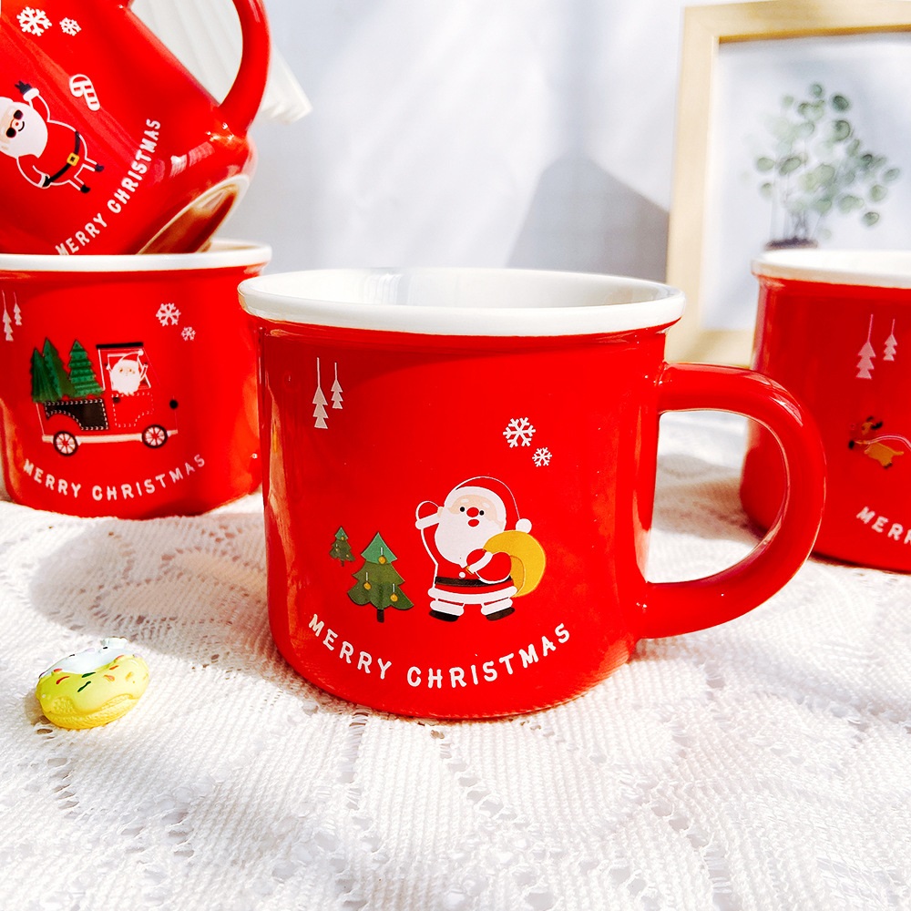 Кружка новогодняя Merry Christmas 3 14596 350 мл красная Кружка новогодняя Merry Christmas 3 14596 350 мл красная