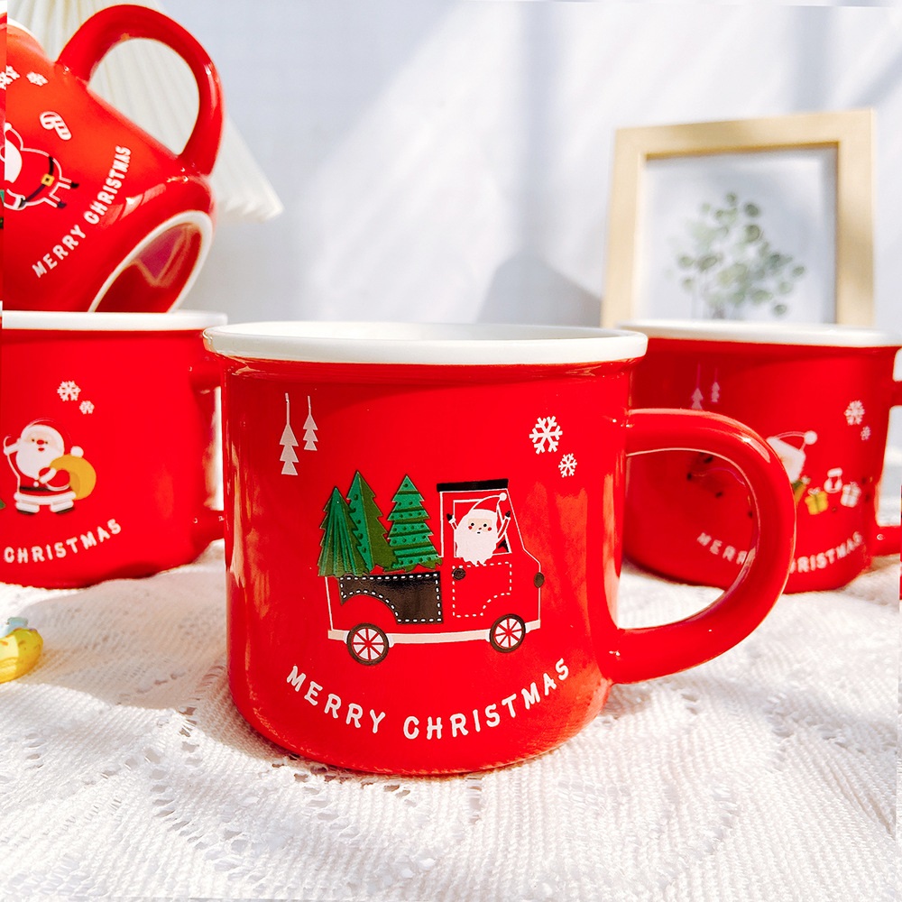 Кружка новогодняя Merry Christmas 4 14597 350 мл красная Кружка новогодняя Merry Christmas 4 14597 350 мл красная