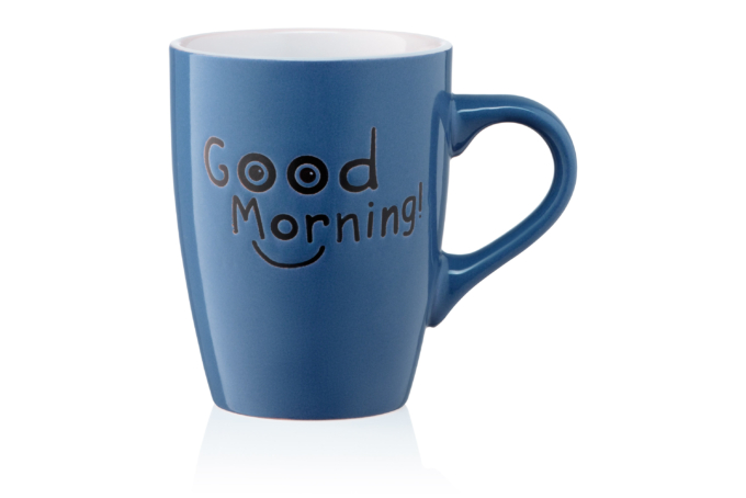 Кружка Ardesto Good Morning AR-3468-BL 330 мл синяя Кружка Ardesto Good Morning AR-3468-BL 330 мл синяя