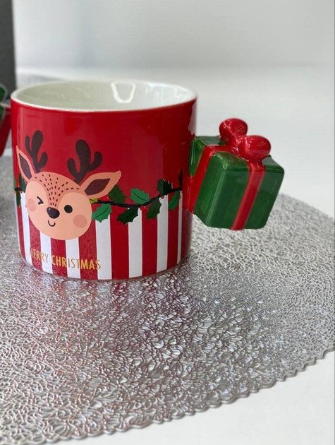 Кружка Olens Новогодний сюрприз 8030-295 350 мл Кружка Olens Новогодний сюрприз 8030-295 350 мл