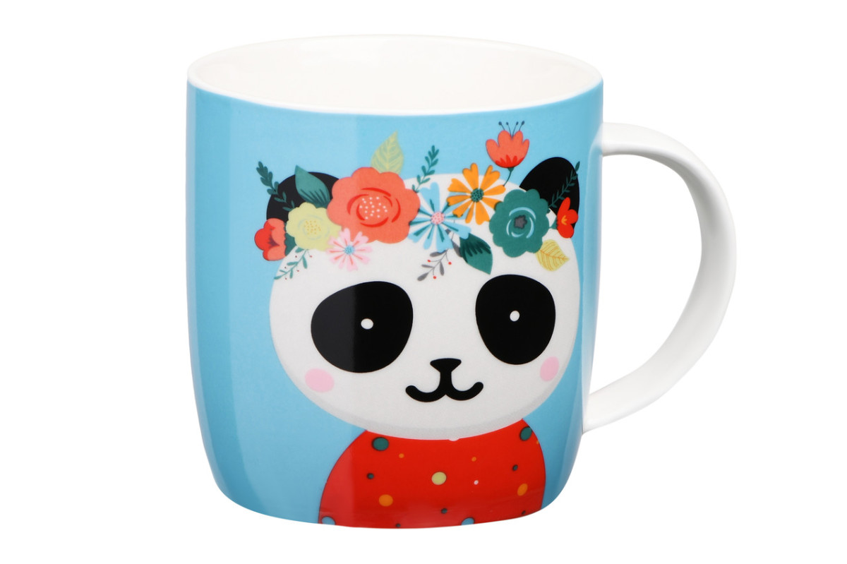 Кружка Ardesto Panda AR-3420 350 мл синяя Кружка Ardesto Panda AR-3420 350 мл синяя