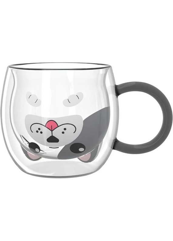 Набор чашек с двойными стенками Ardesto Animals AR2628BD 280 мл 2 шт