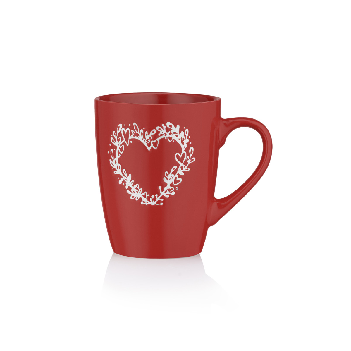 Кружка Ardesto Heart AR3467R 320 мл красная Кружка Ardesto Heart AR3467R 320 мл красная