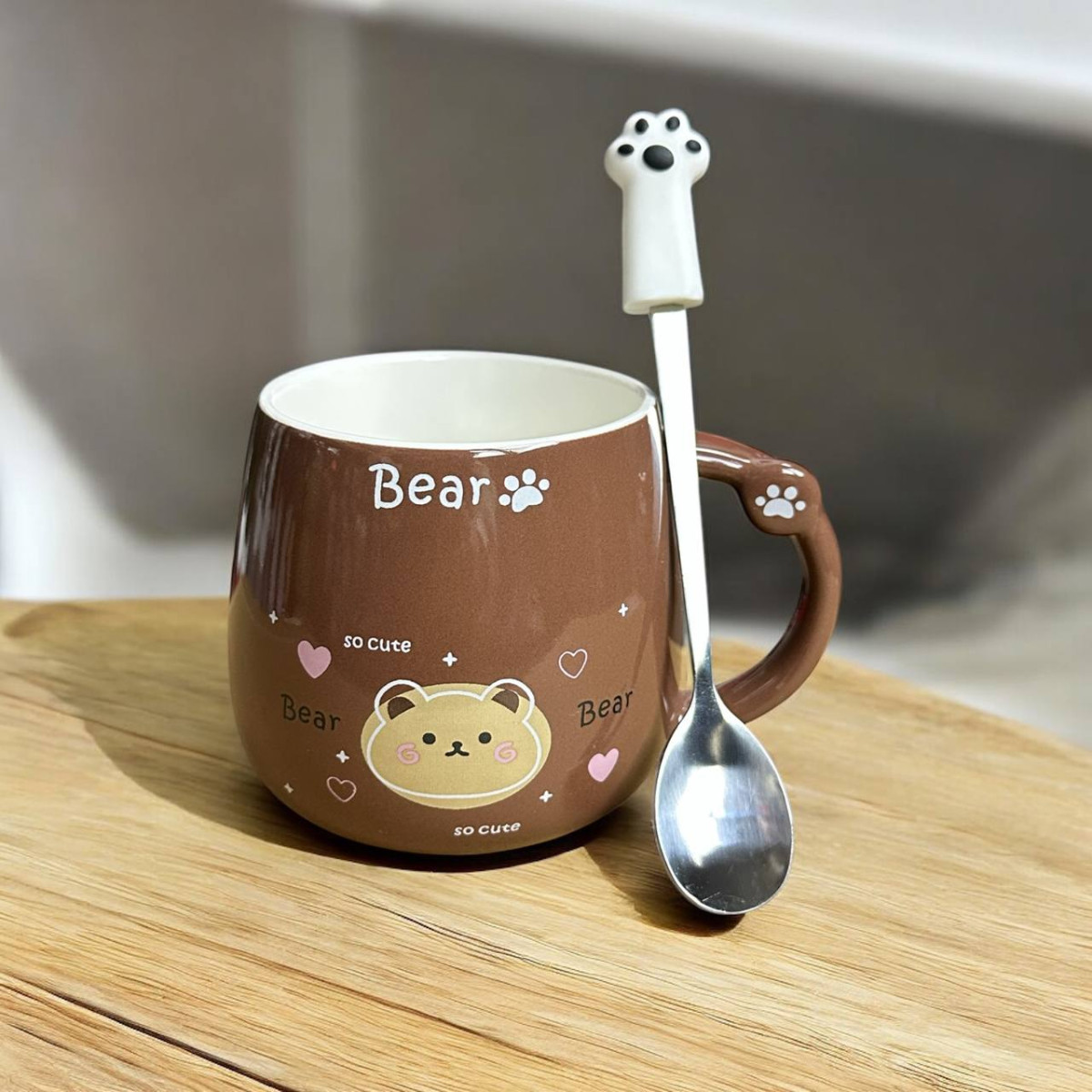 Кружка заварочная Bear 14934 400 мл коричневая