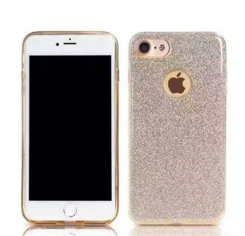 Силиконовый чехол Glitter для iPhone 7 золото Remax 700202 Силиконовый чехол Glitter для iPhone 7 золото Remax 700202