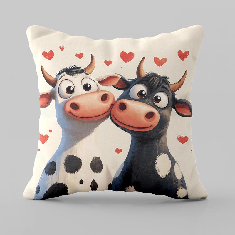 Подушка 3D Cow love 28937 35х35 см