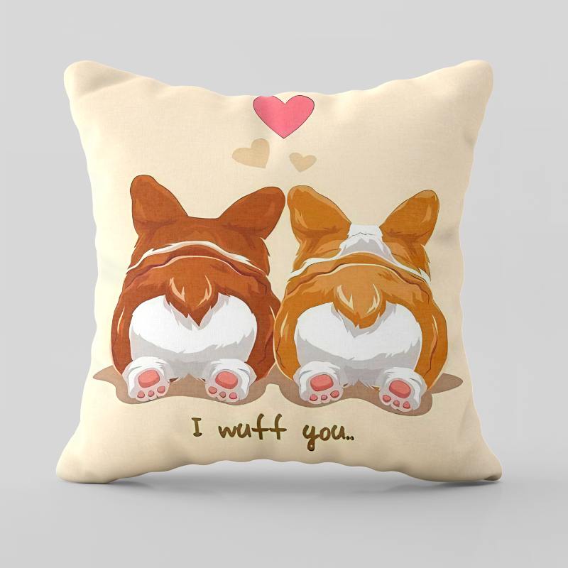 Подушка 3D I WUFF YOU 28933 35х35 см