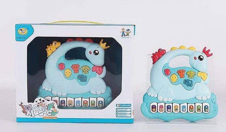 Пианино детское Limo Toy Динозавр FT-0057 17 см