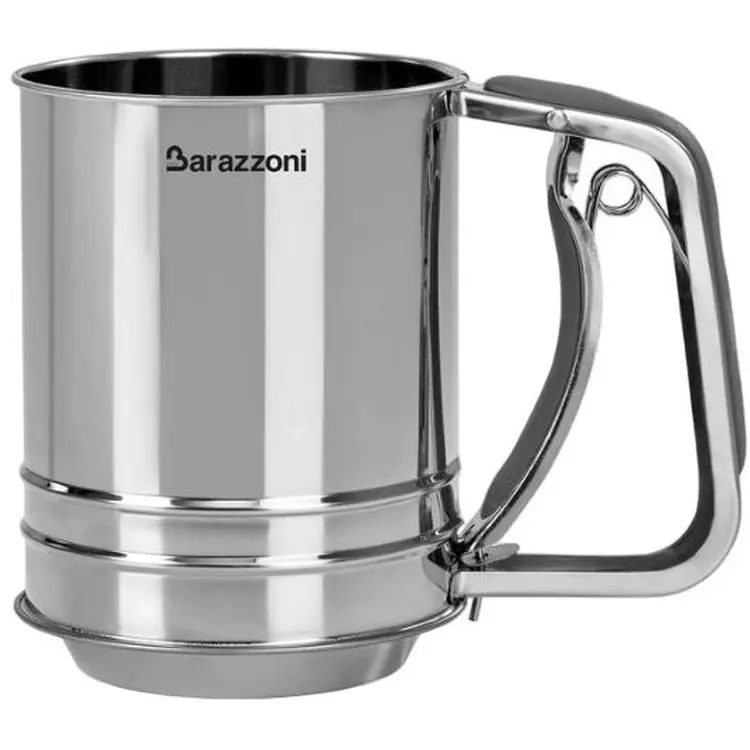 Кружка-сито для муки Barazzoni My Utensil 8640023500 13 см серебристая