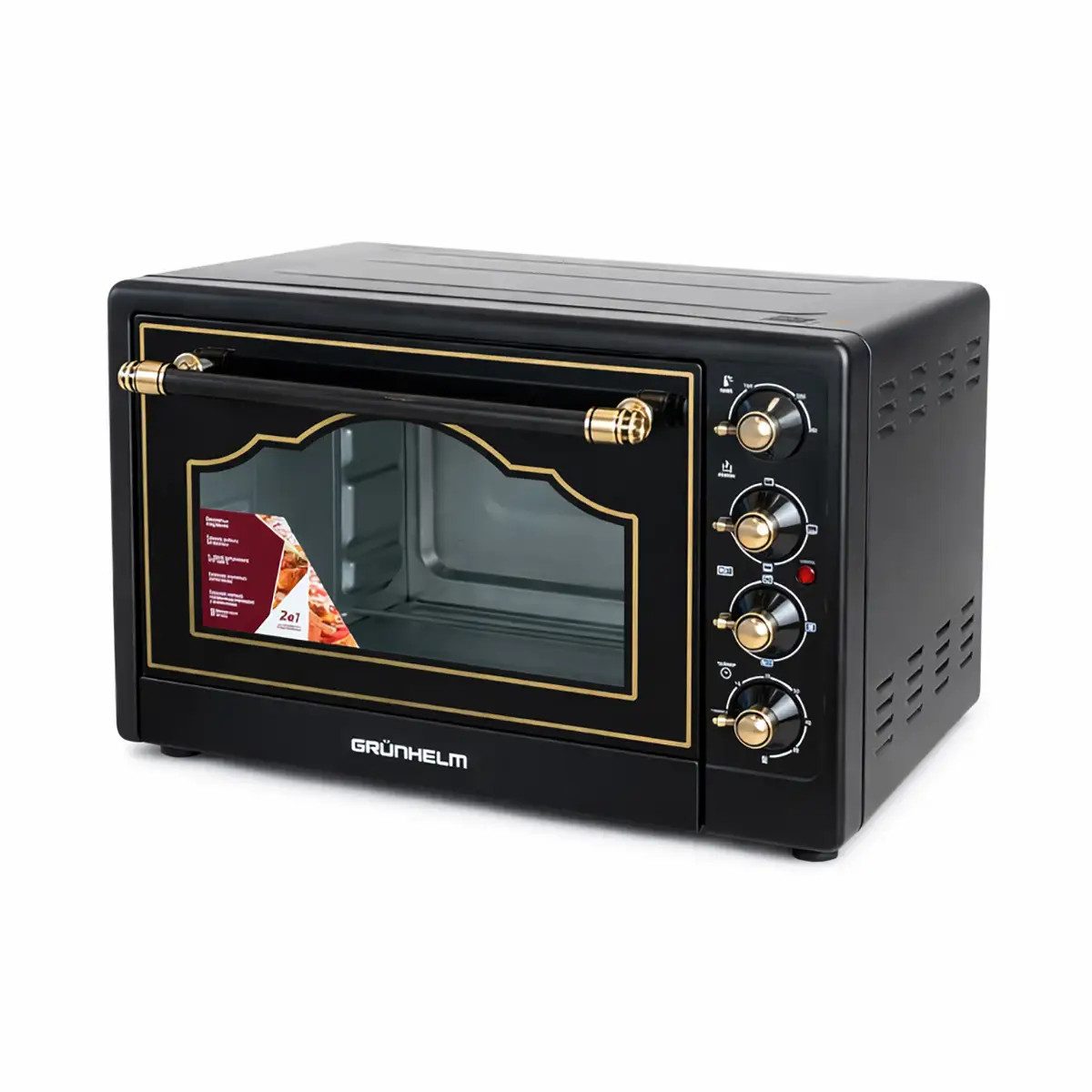 Печь электрическая Grunhelm GN50CLT 50 л 2000 Вт черная