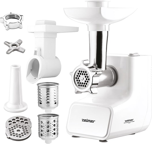 Мясорубка электрическая Zelmer ZMM3512B 1500 Вт белая Мясорубка электрическая Zelmer ZMM3512B 1500 Вт белая