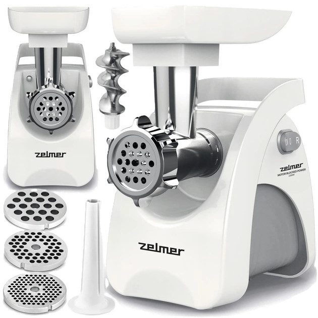 Мясорубка ZMM9801B 2200 Вт белая Мясорубка ZMM9801B 2200 Вт белая