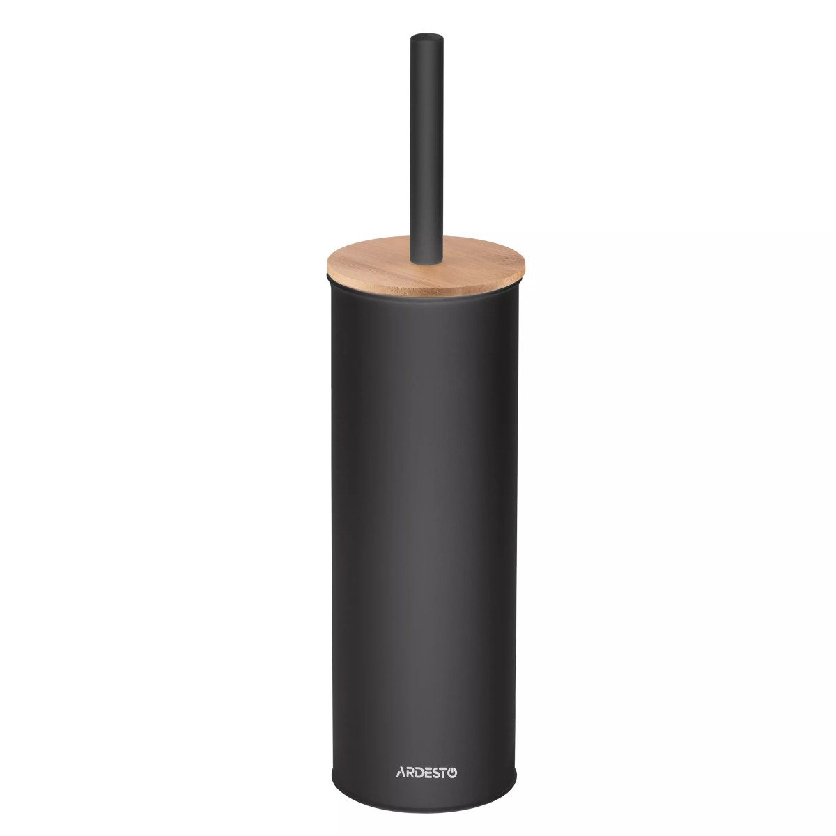 Набор ершик для унитаза с подставкой Ardesto Minimalism ARHB3503BB 9.5х27.5х38 см черный