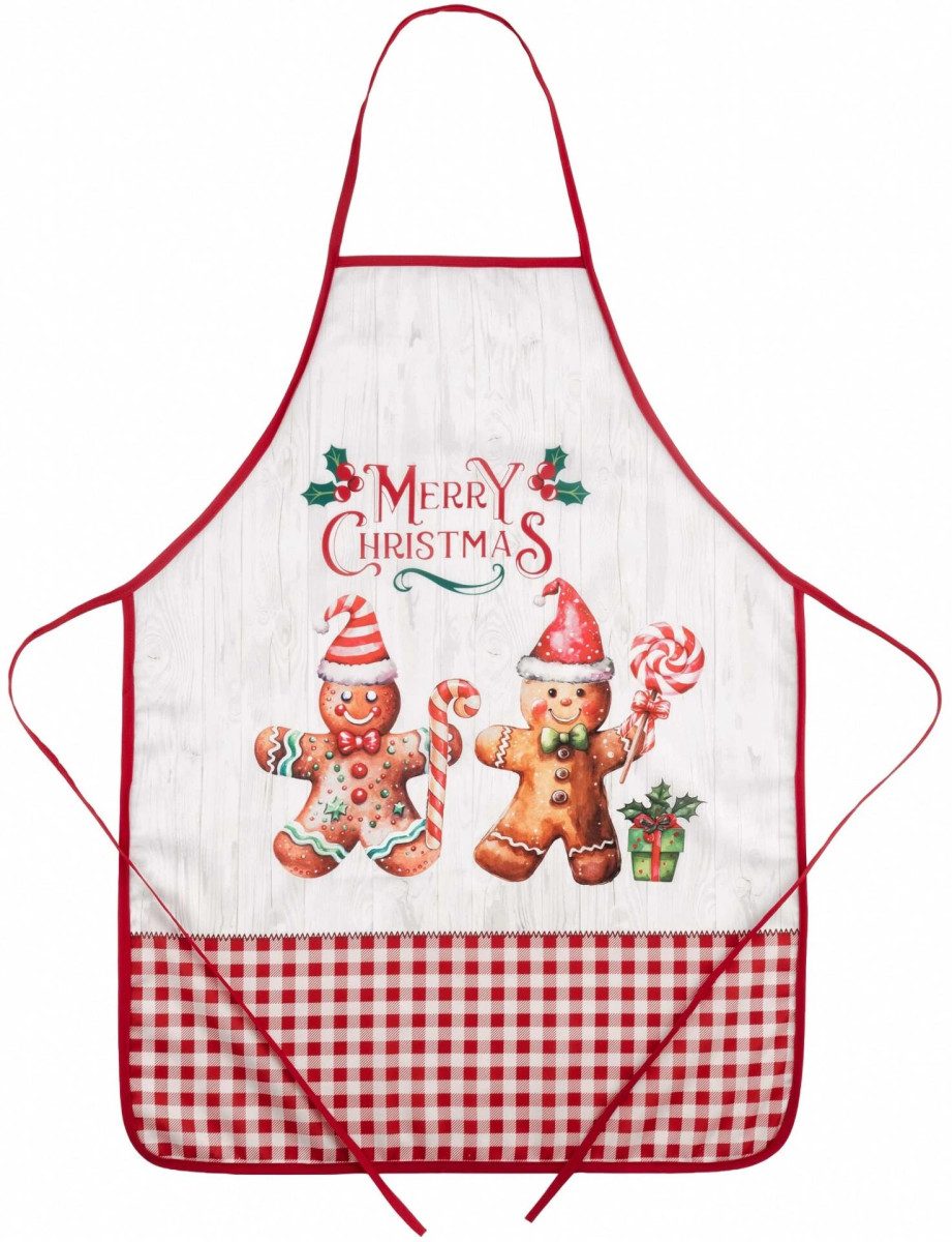 Фартук кухонный Ardesto Christmas Gingerbread ART12HG 60х80 см