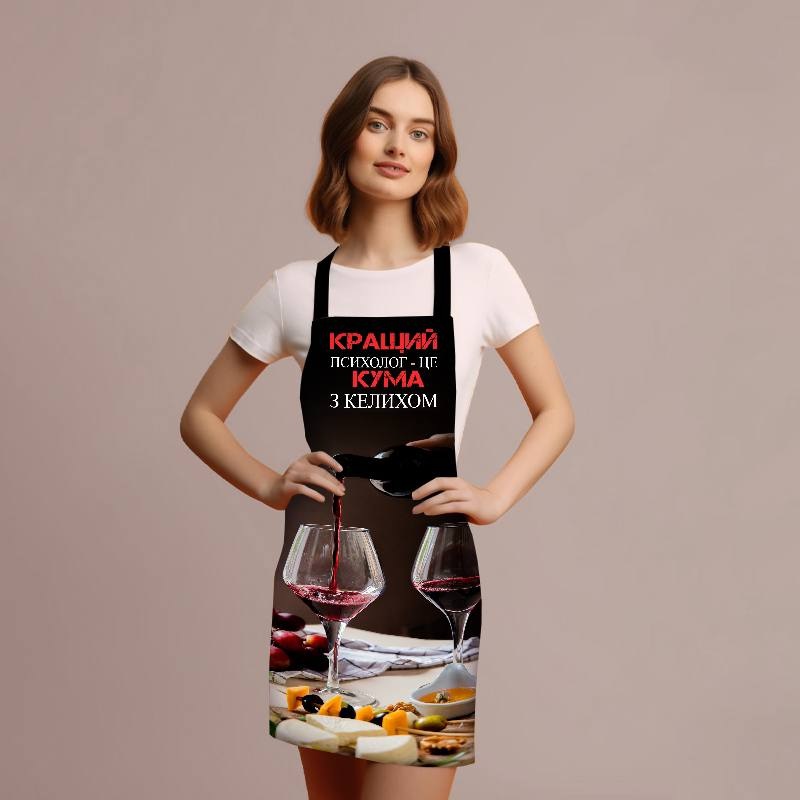 Фартук 3D Лучшая кума 3788 16528 80х60х24 см