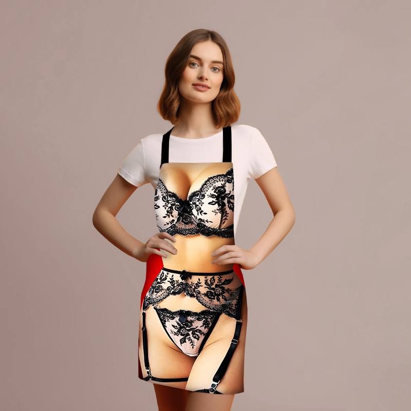 Фартук 3D Флиртующая Кулинарка 3793 16533 80х60х24 см
