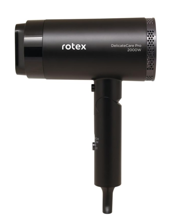 Фен Rotex DeliСateСare Pro RFF205-V 2000 Вт черный