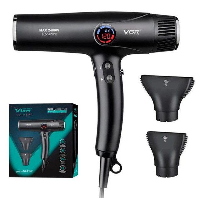 Фен VGR V-469 2400 Вт черный