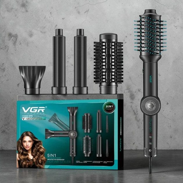 Фен-стайлер VGR V-483 1300 Вт черный