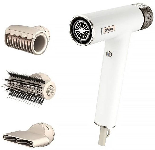 Фен-щетка Shark SpeedStyle 3-in-1 for Straight&Wavy Hair HD333EU 1700 Вт белый
