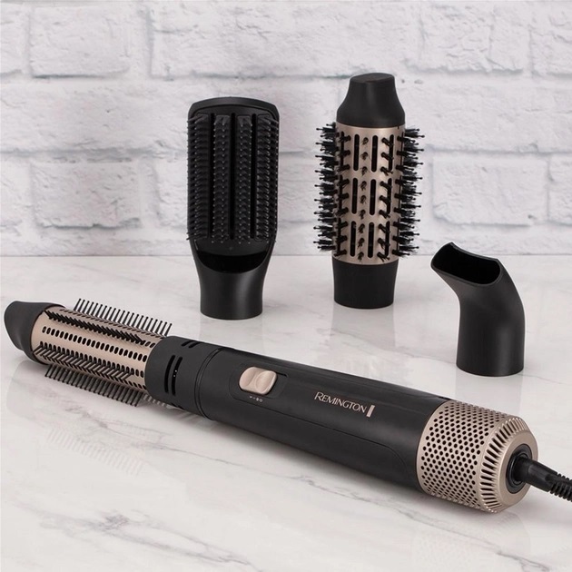 Фен-щетка Remington Blow Dry and Style Сaring AS7500 1000 Вт черный