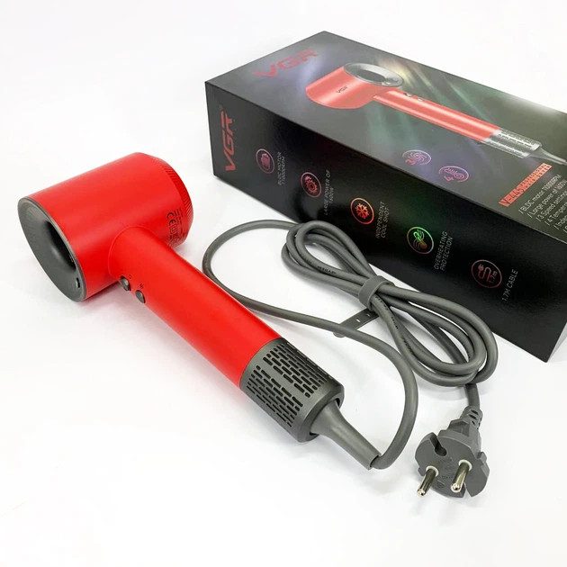 Фен VGR V-445 RED 1600 Вт красный