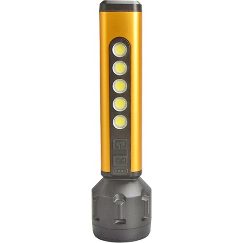 Фонарь аккумуляторный ручной Gold Silver GS-220 9343 5 Вт золотистый