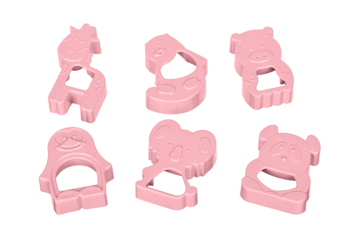 Набор форм для выпечки печенья Ardesto Tasty Baking AR-2309-PP розовый