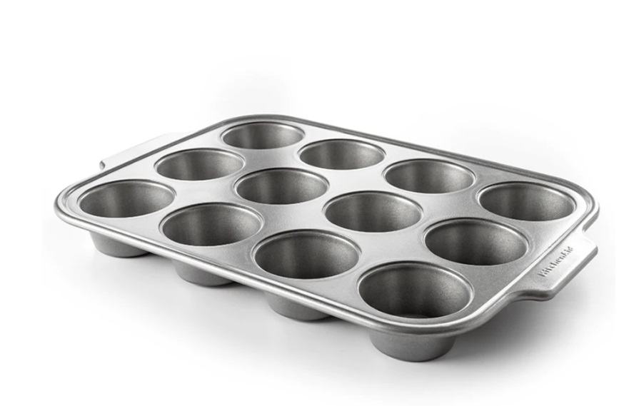 Форма для выпечки кексов KitchenAid СС003296-001 40.7х28х4 см серая