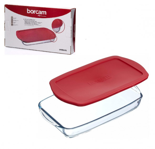 Форма для выпечки с крышкой Pasabahce Borcam PS-59006-1 34х19 см Форма для выпечки с крышкой Pasabahce Borcam PS-59006-1 34х19 см