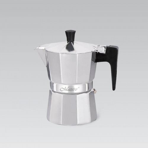 Кофеварка гейзерная Maestro МR-1666-3 150 мл 3 чашки Кофеварка гейзерная Maestro МR-1666-3 150 мл 3 чашки