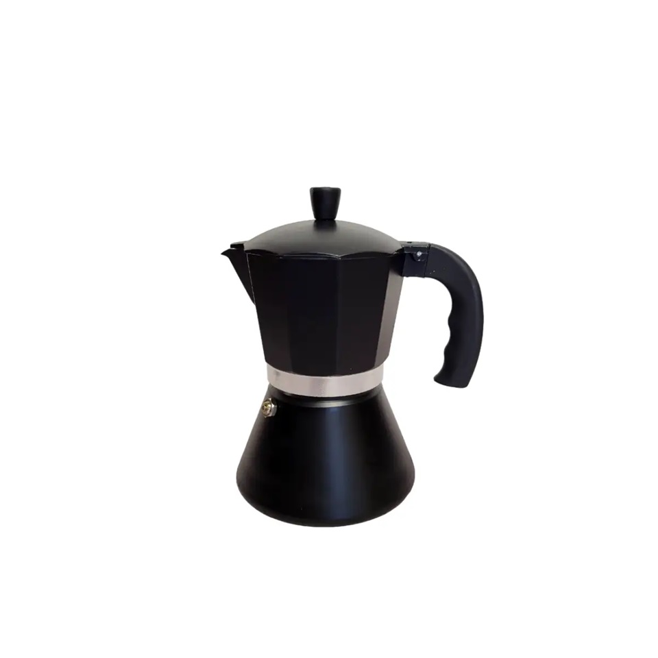 Гейзерная кофеварка Gusto Garda GU-1001-6 300 мл 6 чашек черная