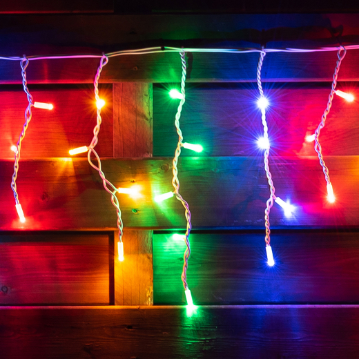 Светодиодная гирлянда уличная YES Штора 801169 5.5 м 80 LED белая