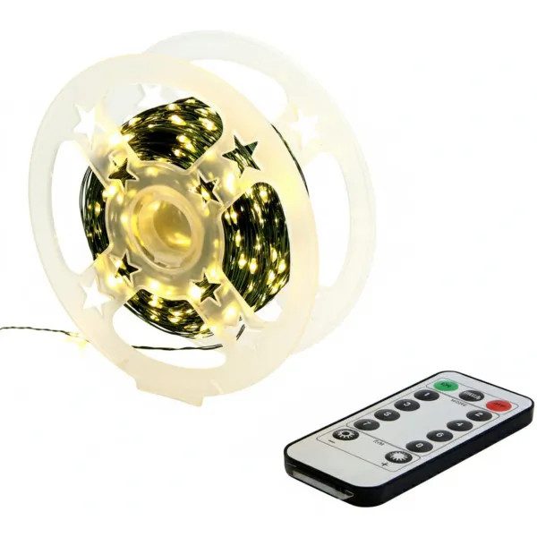 Светодиодная гирлянда нить YES 975128 1000 LED 100 м теплый белый