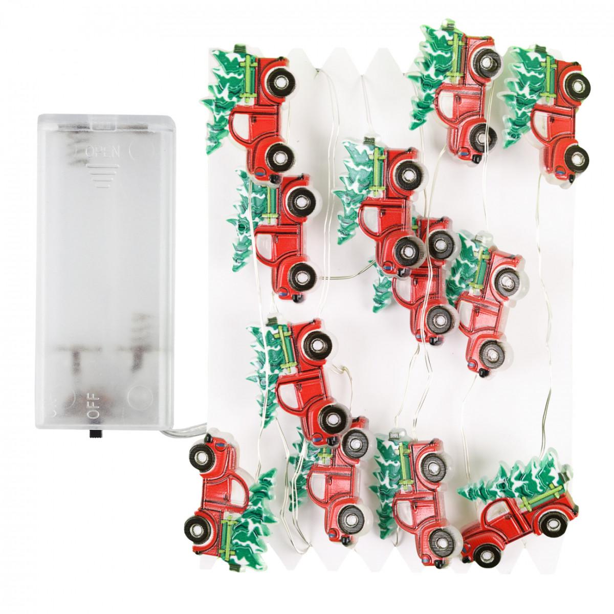 Светодиодная гирлянда YES Авто Санты 801207 20 LED 2.2 м