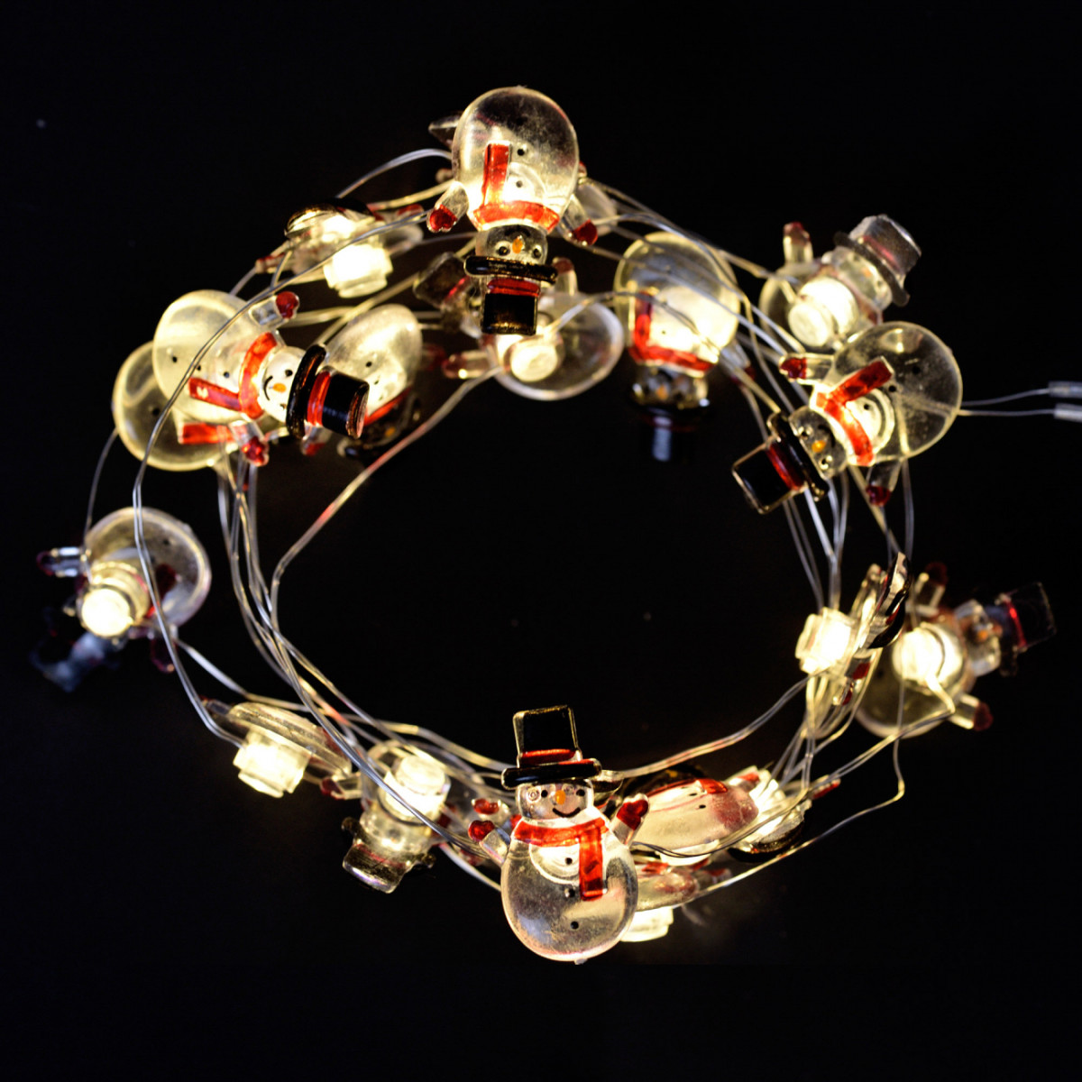 Светодиодная гирлянда YES Снеговики 801213 20 LED 2.2 м