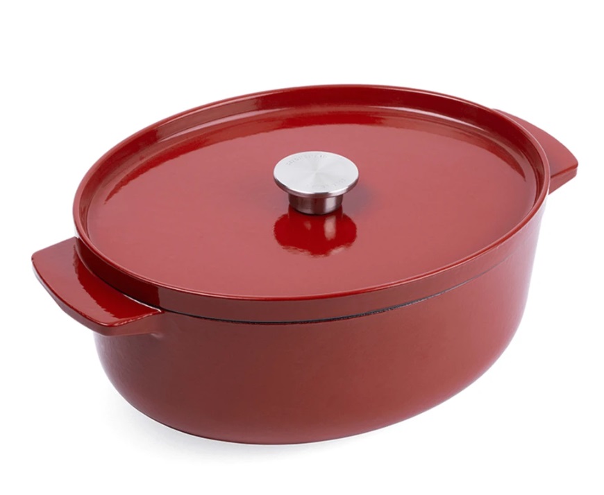Гусятница с крышкой KitchenAid СС006063-001 30 см 5.6 л красная